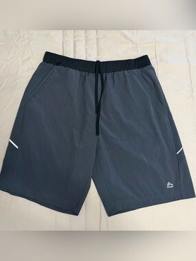 RBX Men's Dark Gray Athletic Drawstring Shorts